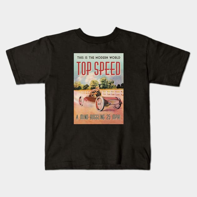 Top Speed Kids T-Shirt by ranxerox79